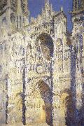 Claude Monet La Cathedrale de Rouen,Portrait et Tour d Albane painting